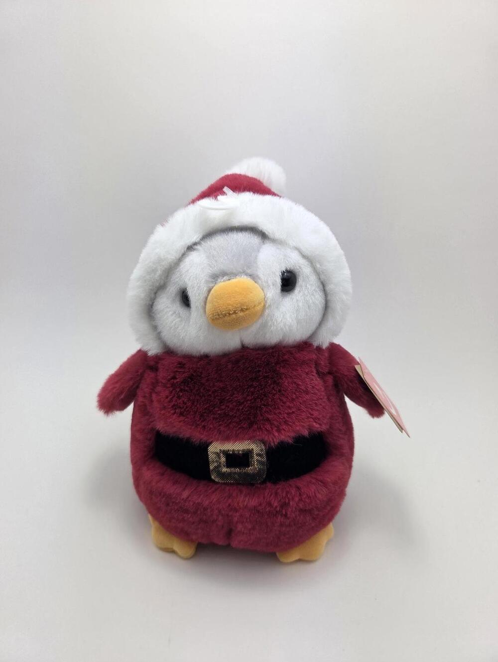 Aurora Santa Suit Penguin Stuffed Animal Plush (8 inch) New with Tags